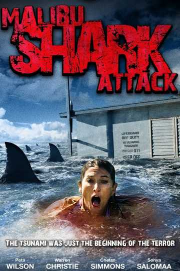 Malibu Shark Attack Poster