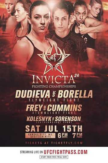 Invicta FC 24 Dudieva vs Borella Poster