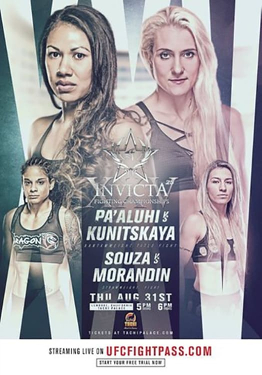 Invicta FC 25 Kunitskaya vs Paaluhi