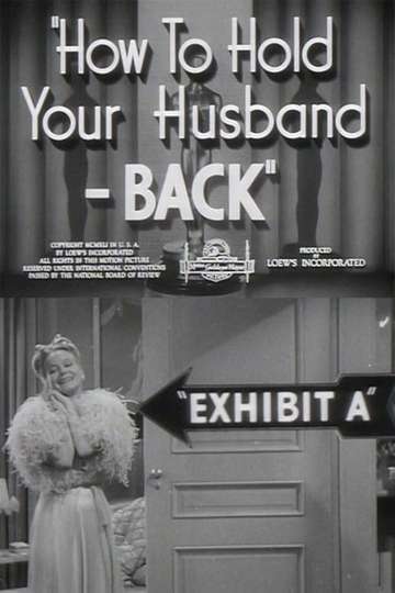 How to Hold Your Husband  BACK Poster