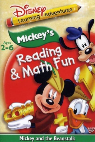 Disney Learning Adventures Mickeys Reading  Math Fun Mickey and the Beanstalk Poster