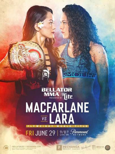 Bellator 201 Macfarlane vs Lara Poster