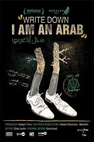 Write Down I am an Arab Poster