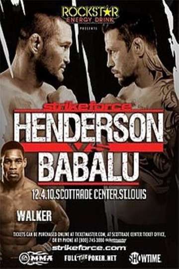 Strikeforce Henderson vs Babalu II Poster