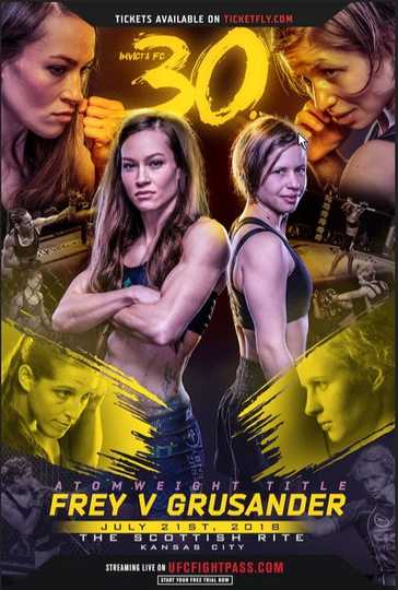 Invicta FC 30 Frey vs Grusander Poster