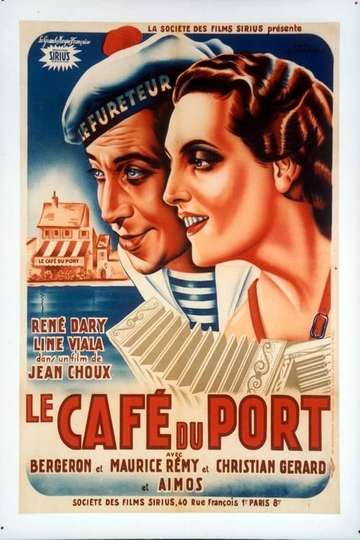 Le café du port Poster