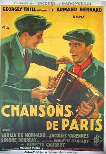 Chansons de Paris Poster