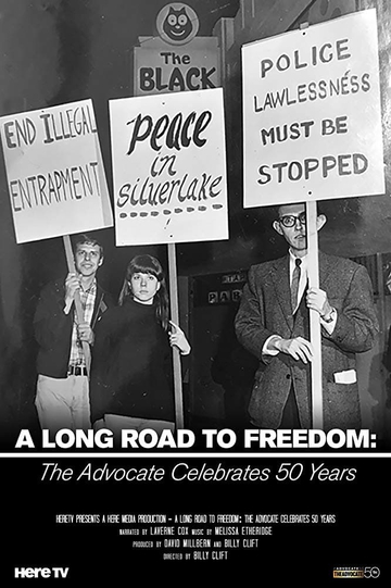 The Advocate Celebrates 50 Years A Long Road to Freedom Poster