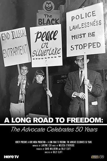 The Advocate Celebrates 50 Years A Long Road to Freedom Poster