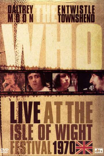 Listening to You The Who Live at the Isle of Wight Poster