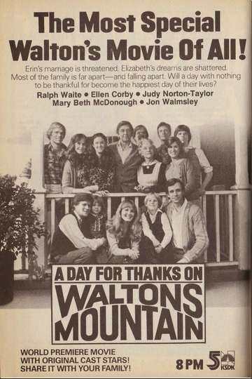 A Day for Thanks on Waltons Mountain Poster
