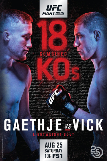 UFC Fight Night 135: Gaethje vs. Vick Poster