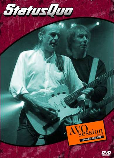 Status Quo  Avo Session 2005 Poster