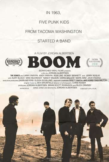 BOOM A Film About the Sonics Poster
