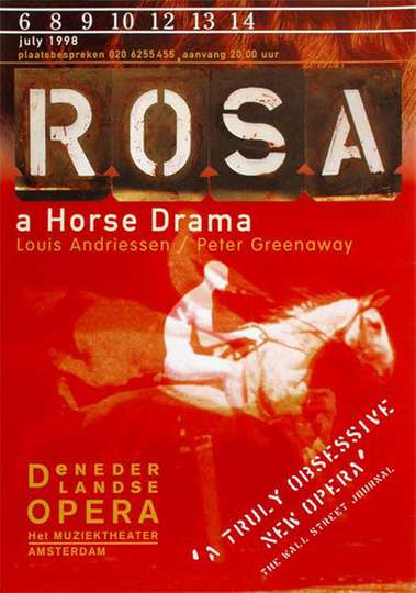 The Death of a Composer Rosa a Horse Drama Poster