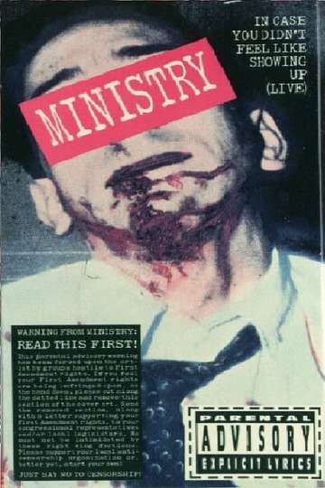 Ministry: In Case You Didn't Feel Like Showing Up Poster