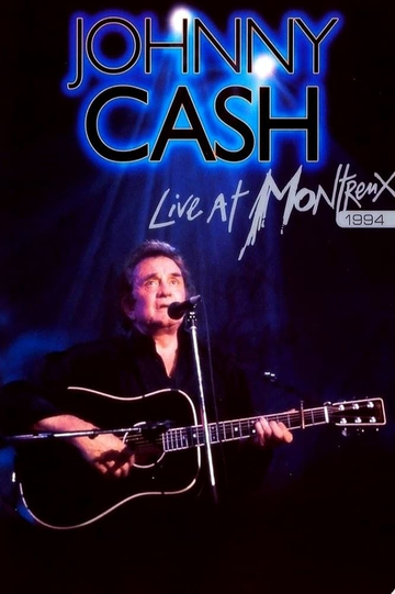 Johnny Cash Live at Montreux 1994 Poster