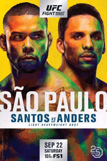 UFC Fight Night 137: Santos vs. Anders Poster