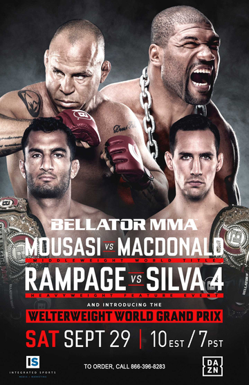 Bellator 206 Mousasi vs MacDonald Poster