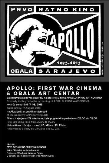 Apollo First War Cinema Poster