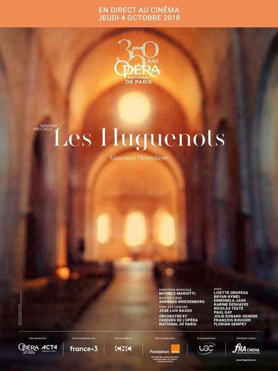 Opéra National de Paris Meyerbeers Les Huguenots Poster