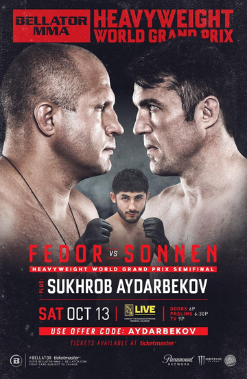 Bellator 208 Fedor vs Sonnen Poster