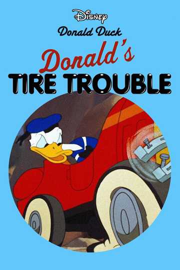 Donald's Tire Trouble Poster