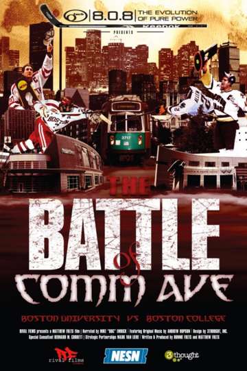 The Battle of Comm Ave Boston University vs Boston College Poster