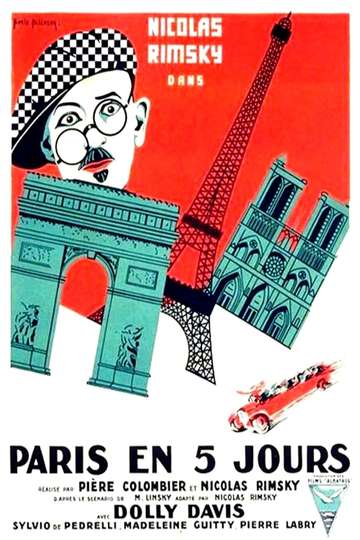 Paris en cinq jours Poster