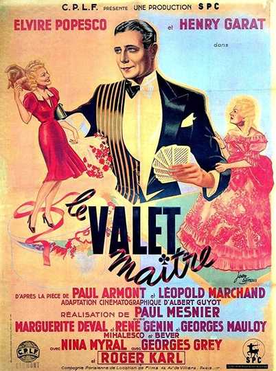 Le valet maître Poster