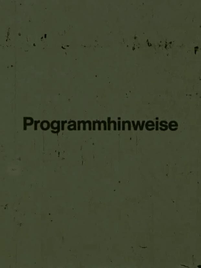 Programmhinweise