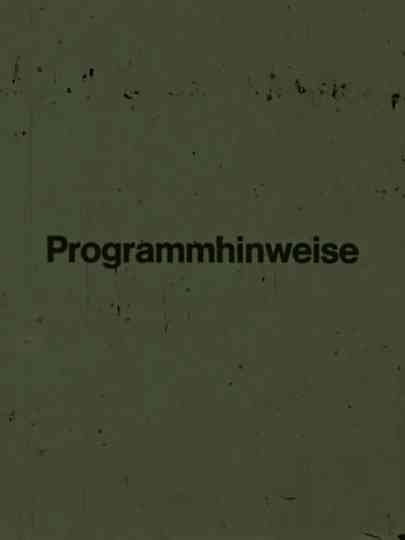 Programmhinweise