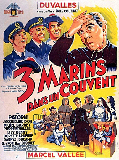 Trois marins dans un couvent Poster