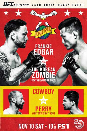 UFC Fight Night  139:  Korean Zombie vs Rodriguez Poster