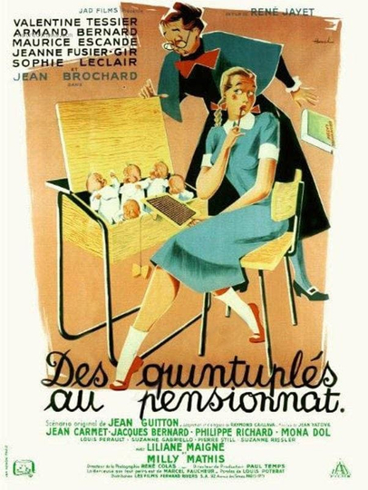 Des quintuplés au pensionnat Poster