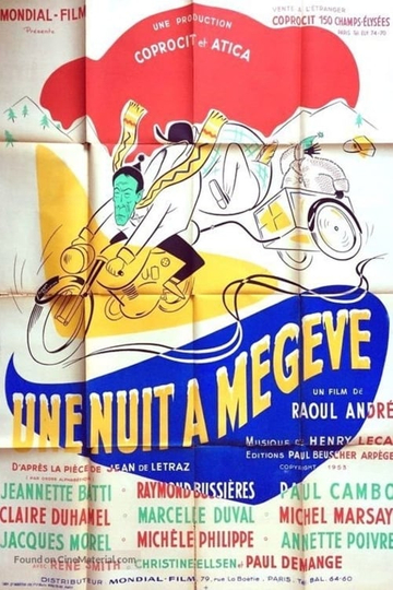 Une nuit à Megève Poster