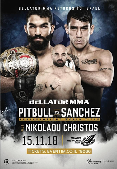 Bellator 209 Pitbull vs Sanchez