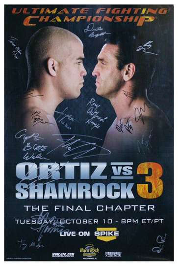 UFC Fight Night 65 Ortiz vs Shamrock 3 Poster