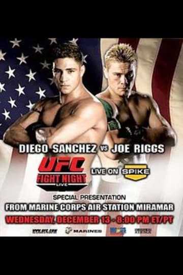 UFC Fight Night 7 Sanchez vs Riggs Poster