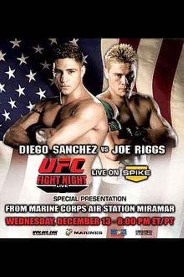 UFC Fight Night 7 Sanchez vs Riggs Poster