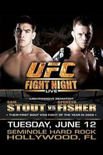 UFC Fight Night 10 Stout vs Fisher Poster