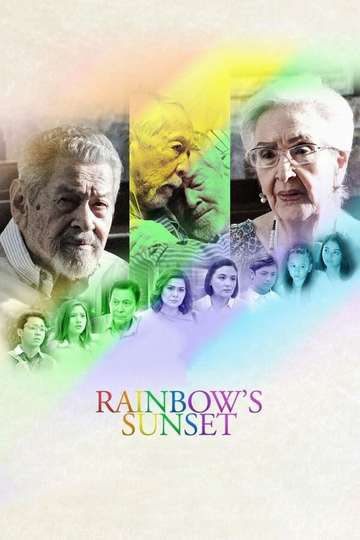 Rainbows Sunset Poster