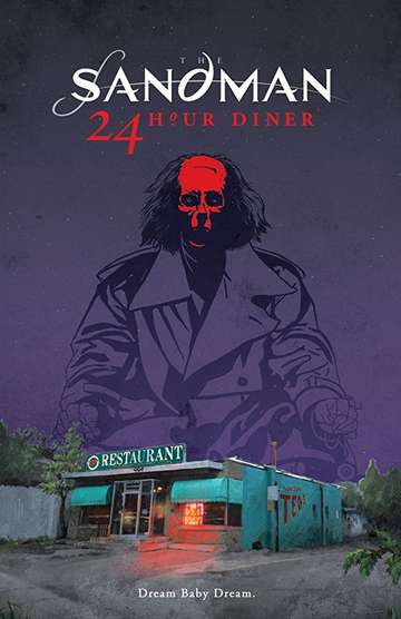Sandman 24 Hour Diner Poster