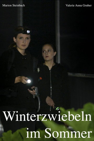 Winterzwiebeln im Sommer Poster