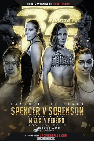 Invicta FC 32: Spencer vs. Sorenson Poster