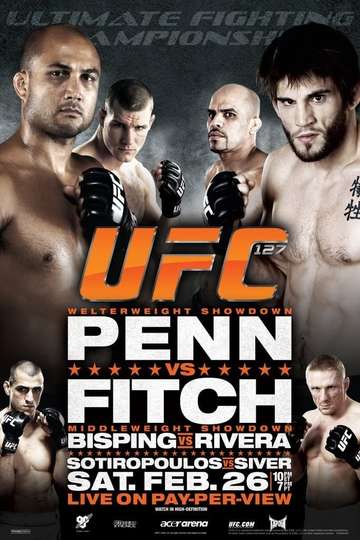 UFC 127 Penn vs Fitch Poster