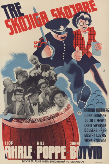 Tre skojiga skojare Poster