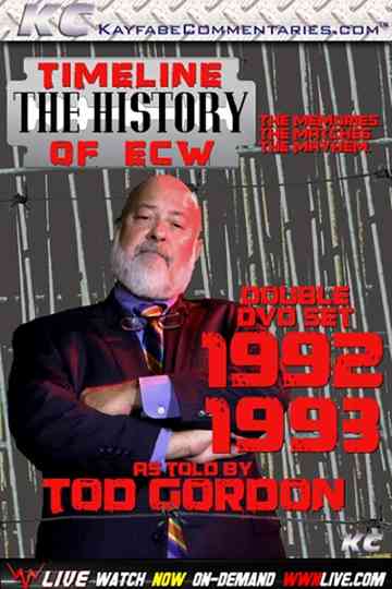 Timeline The History of ECW 199293 as told by Tod Gordon
