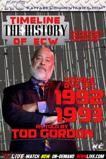 Timeline The History of ECW 199293 as told by Tod Gordon