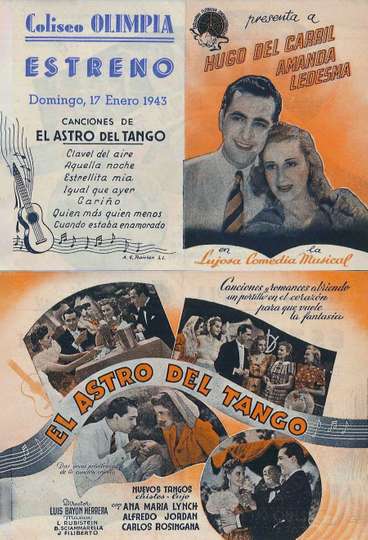 El astro del tango Poster